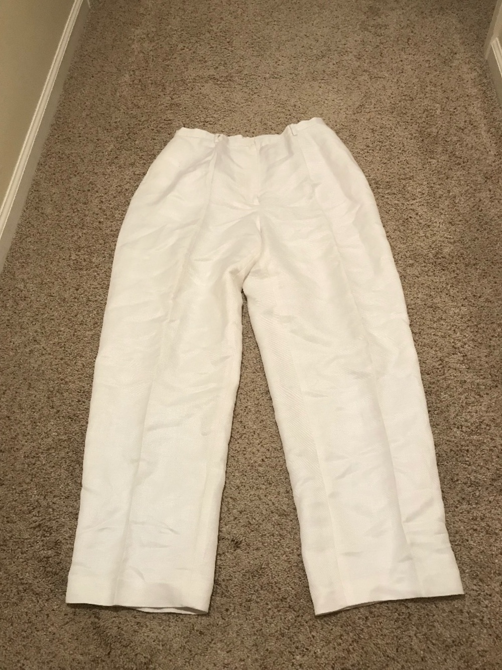 Vintage linen blend slacks